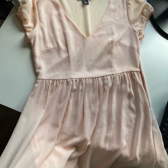⭐️SOLD⭐️Pink Babydoll Mini Dress - Picture 7 of 7